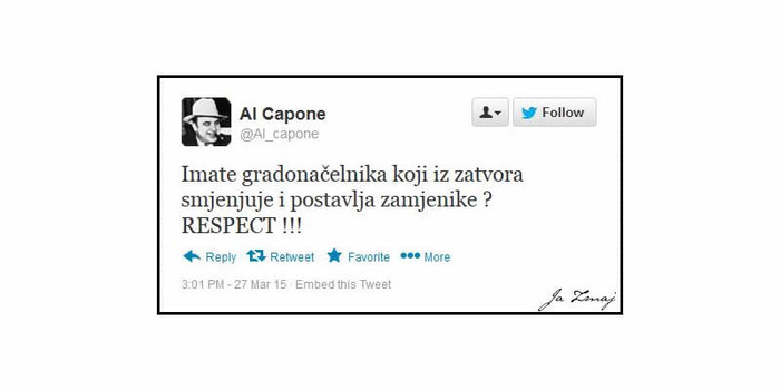 Zagrebom se upravlja iz zatvora