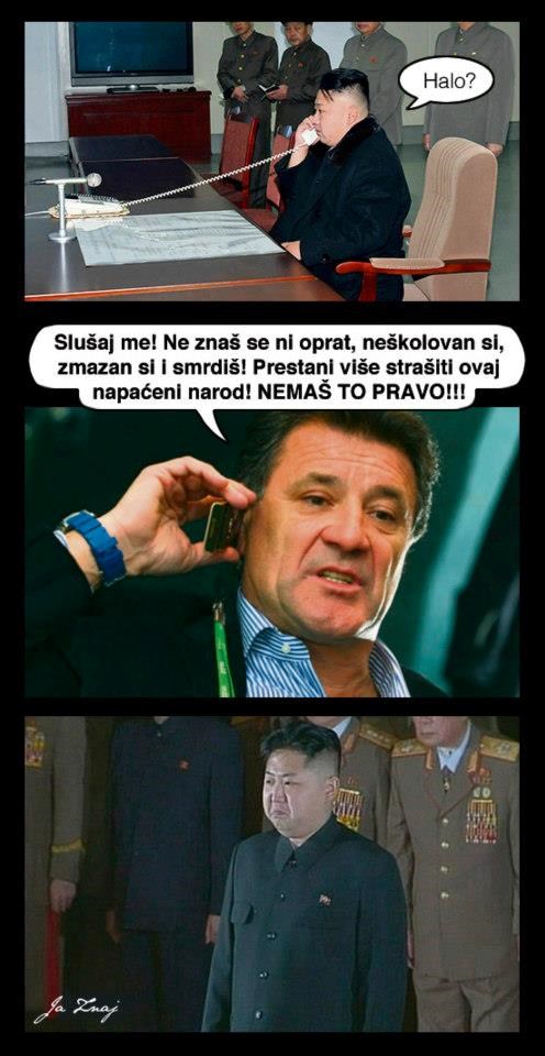 Maminjo rascmizdrio Kim Jonga i spasio napaćeni narod!