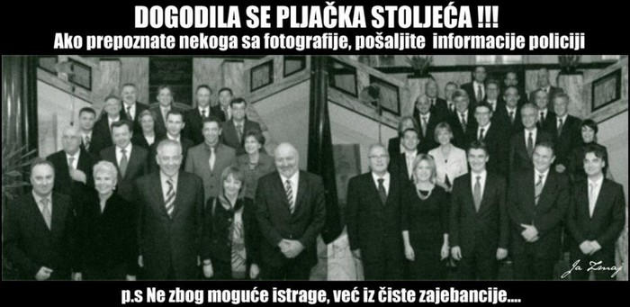 Pljačka stoljeća - osumnjičeni svi
