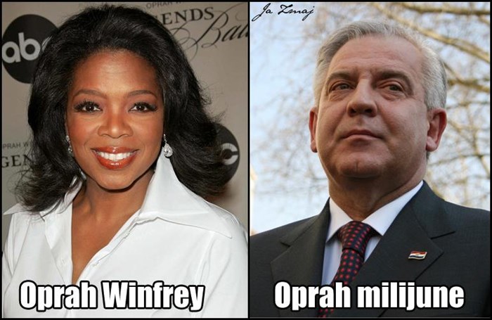 Oprah je mizerna amaterka za Don Sanadera