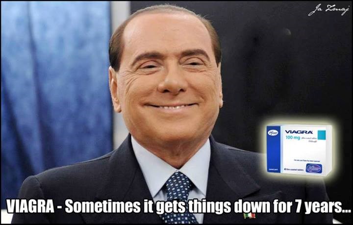 Berlusconijev poučak: Viagra nekad diže samo zatvorsku kaznu