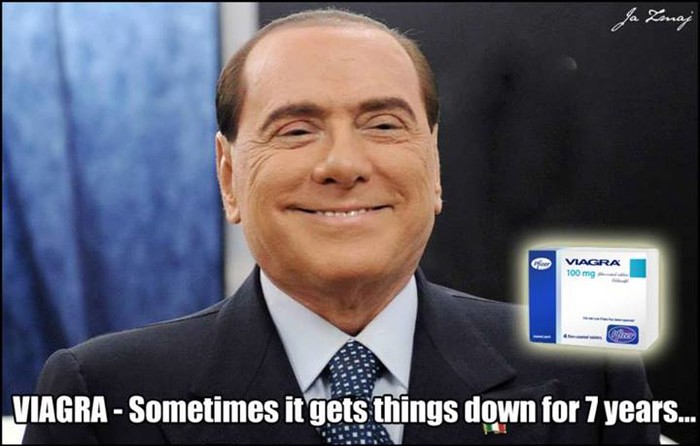 Berlusconijev poučak: Viagra nekad diže samo zatvorsku kaznu
