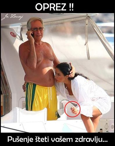 "Ma reko sam joj da starim ko dobro vino, popušila je..."