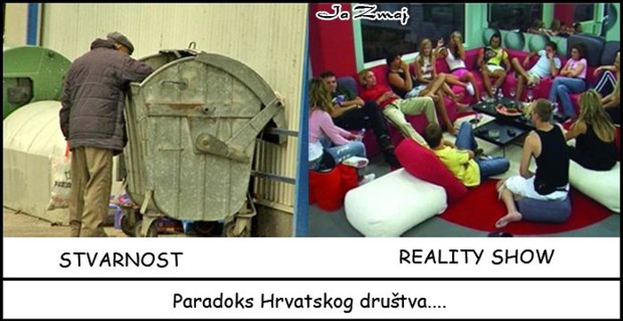 Paradoks u Hrvatskoj: Reality show nema kontejnere