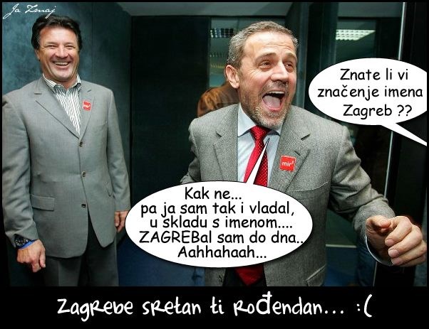 ZAGREBi do dna s Bandićem