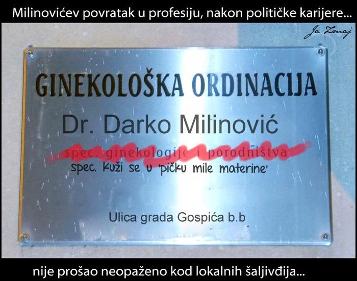 Stručnjak Milinović i državu prati od kolijevke do groba