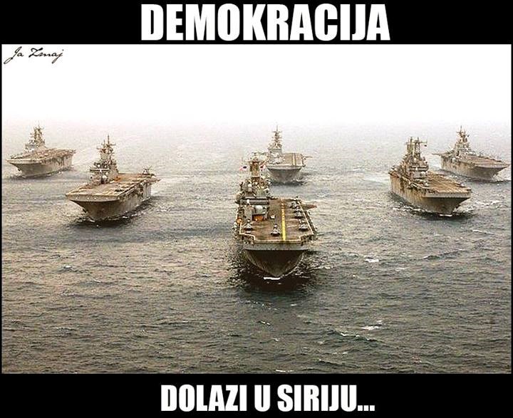 Demokracija dolazi u Siriju rutom zrak-zemlja