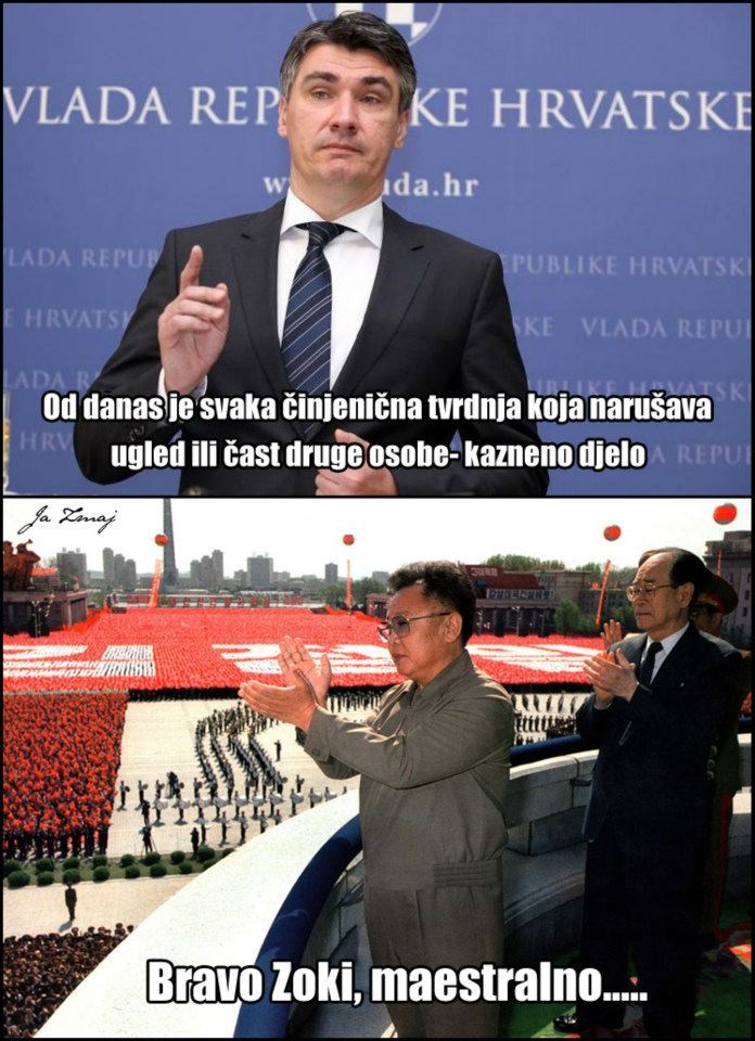 Hrvatska se zakonima konačno približila Sjevernoj Koreji