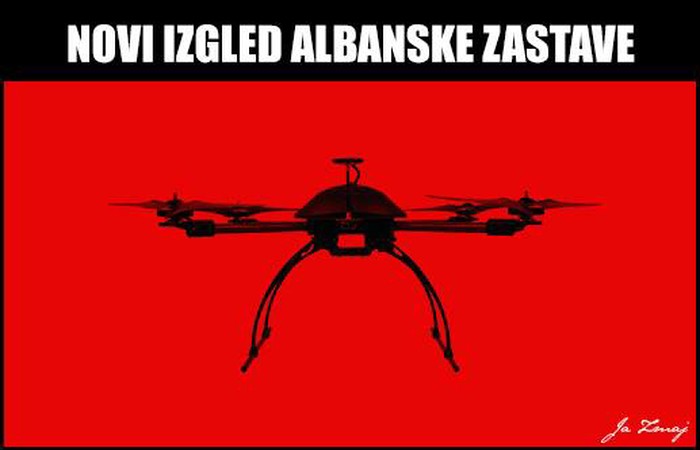 Albanija redizajnirala zastavu?