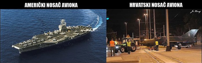 Ameri "male bebe", svijet strepi od hrvatskih nosača aviona!