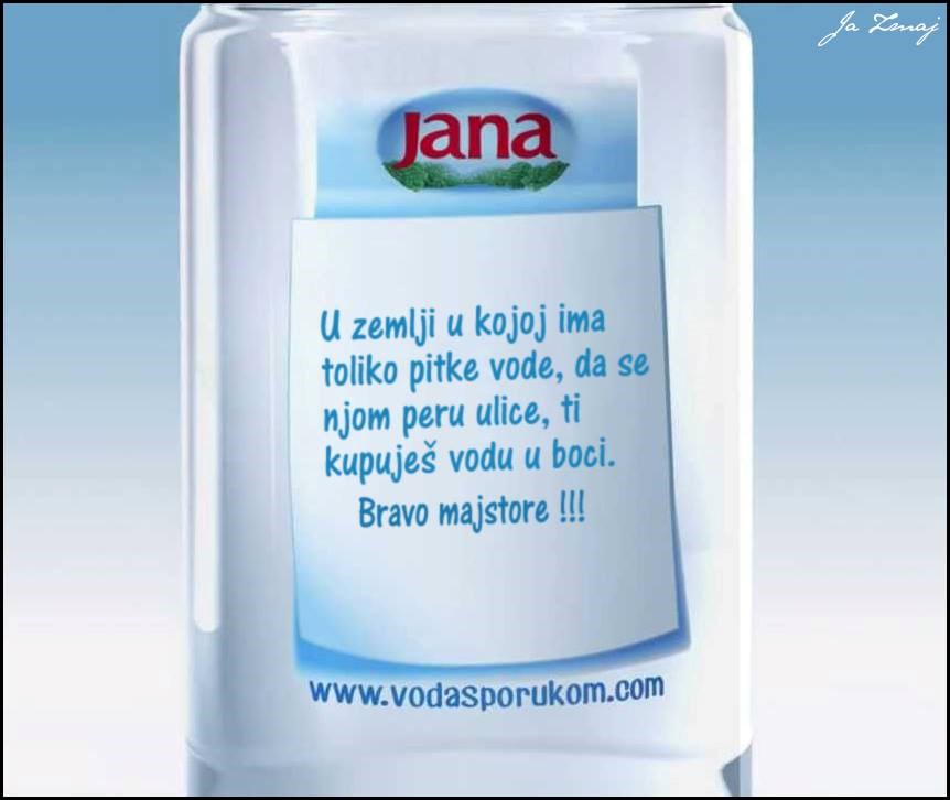 Ima se, može se: Zašto bacaš bogatstvo na flaširanu vodu?