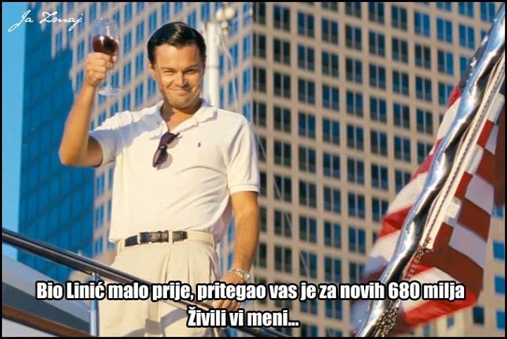 Ni Linić nije odolio šarmu "Vuka s Wall Streeta"