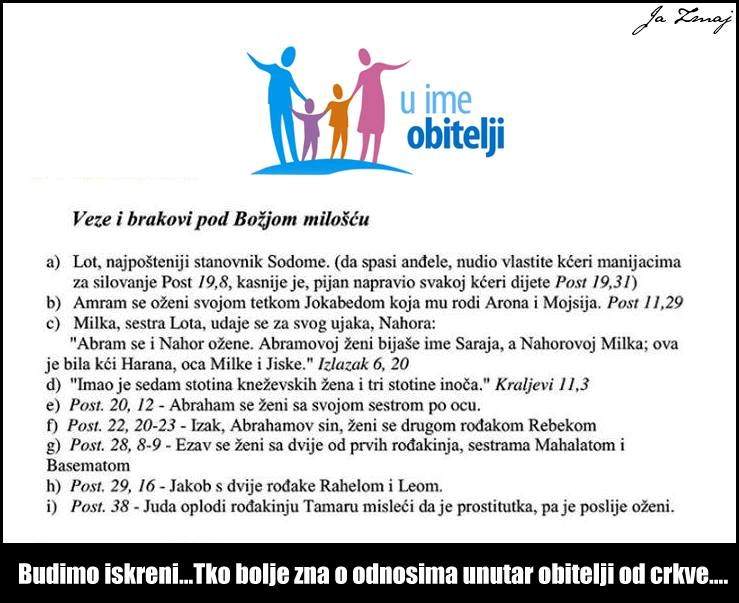 Planiraš incest? Obrati se Crkvi!