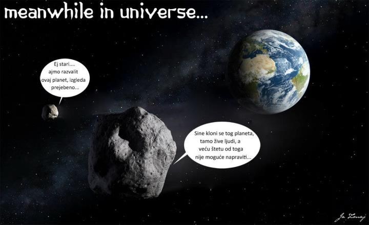 Asteroidi se boje kuge zvane "čovjek", pa nas zaobilaze