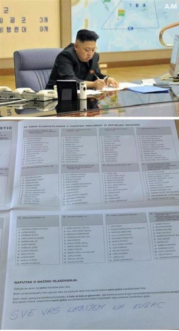 Kim Jong-Un glasa razumno!