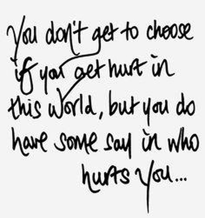 you choose