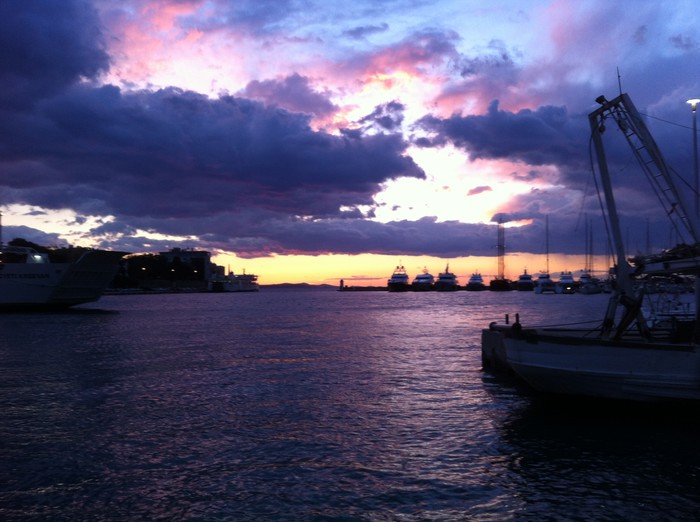 Zadar, pogled prema zapadu