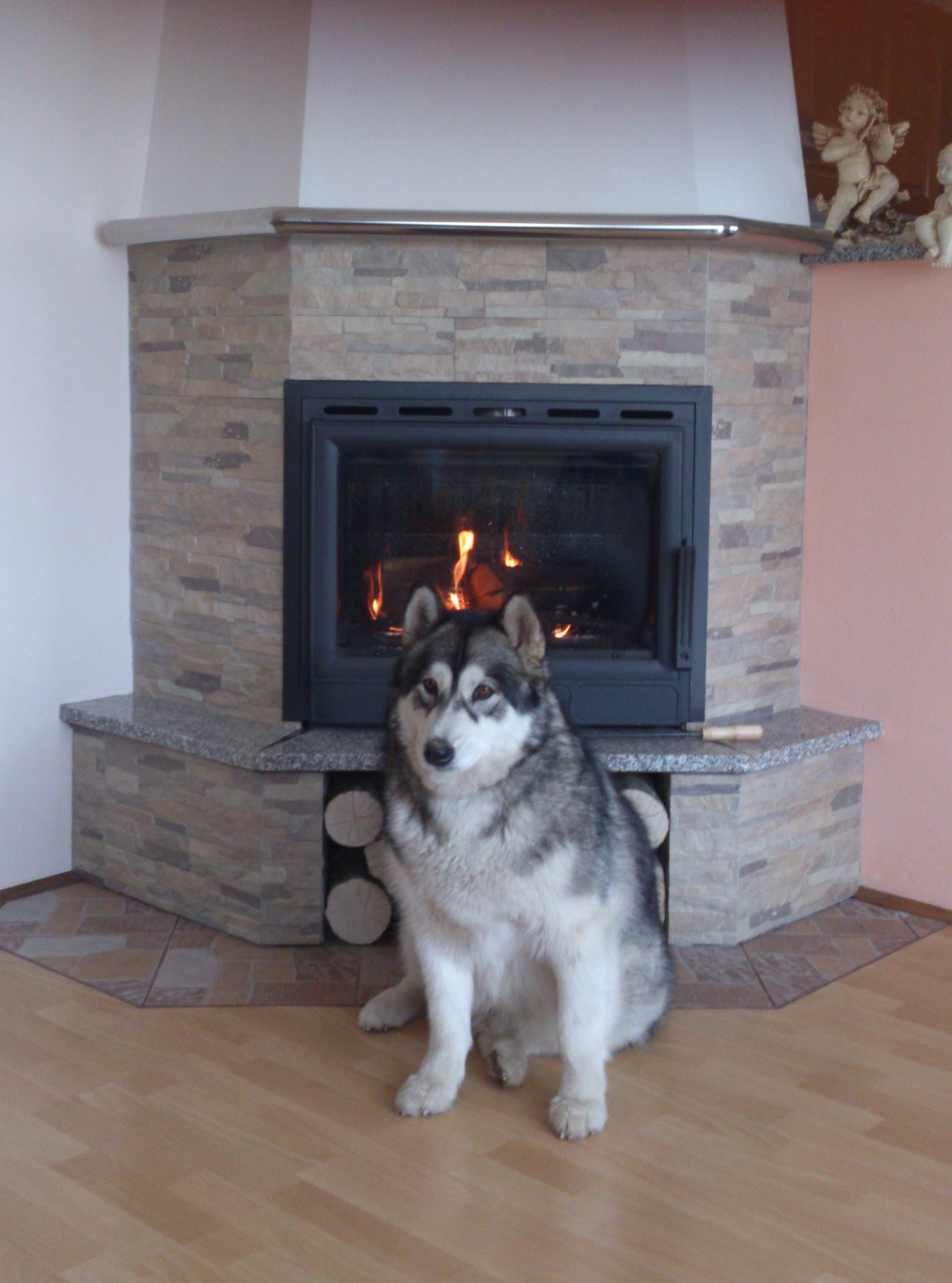 Ima "bundicu", ali se ipak grije kraj kamina