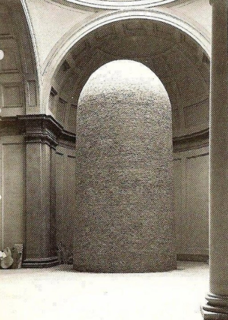 Michelangelov David za vrijeme 2. svjetskog rata, zaštićen je od bombardiranja