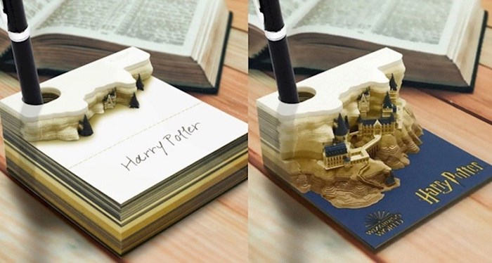 Za obožavatelje Harryja Pottera - ovi ljepljivi papirići za bilješke u sebi skrivaju Hogwarts