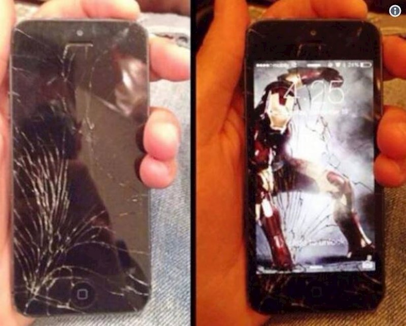 Razbio mu se ekran, a nije imao za novi mobitel, pa je samo promijenio sliku