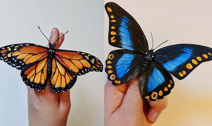 Umjetnica izrađuje nevjerojatno realne skulpture leptira od papira