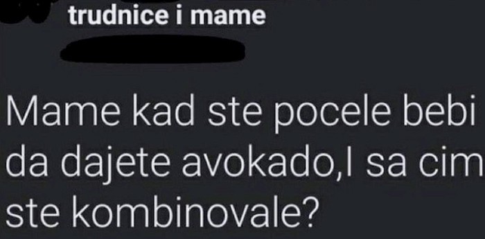Žena postavila pitanje u grupi za mame na fejsu, zbog jednog komentara svi se valjaju od smijeha