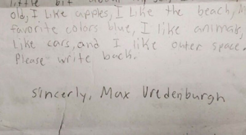 Dječak iz Amerike bacio bocu s porukom u ocean, nakon 9 godina dobio je odgovor