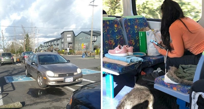 Fotke nevjerojatno nekulturnih ljudi koji misle samo na sebe