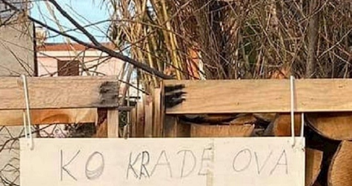 Ovaj Dalmatinac ima posebnu poruku za onoga tko mu krade drva