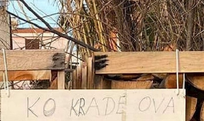 Ovaj Dalmatinac ima posebnu poruku za onoga tko mu krade drva