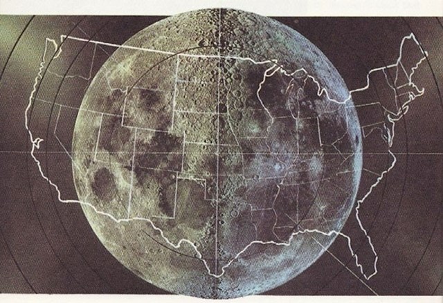 SAD u odnosu na Mjesec