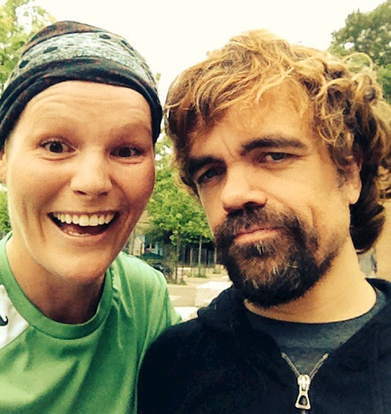 "Srela sam Petera Dinklagea na nogometnoj utakmici u Torontu. jako je drag!"