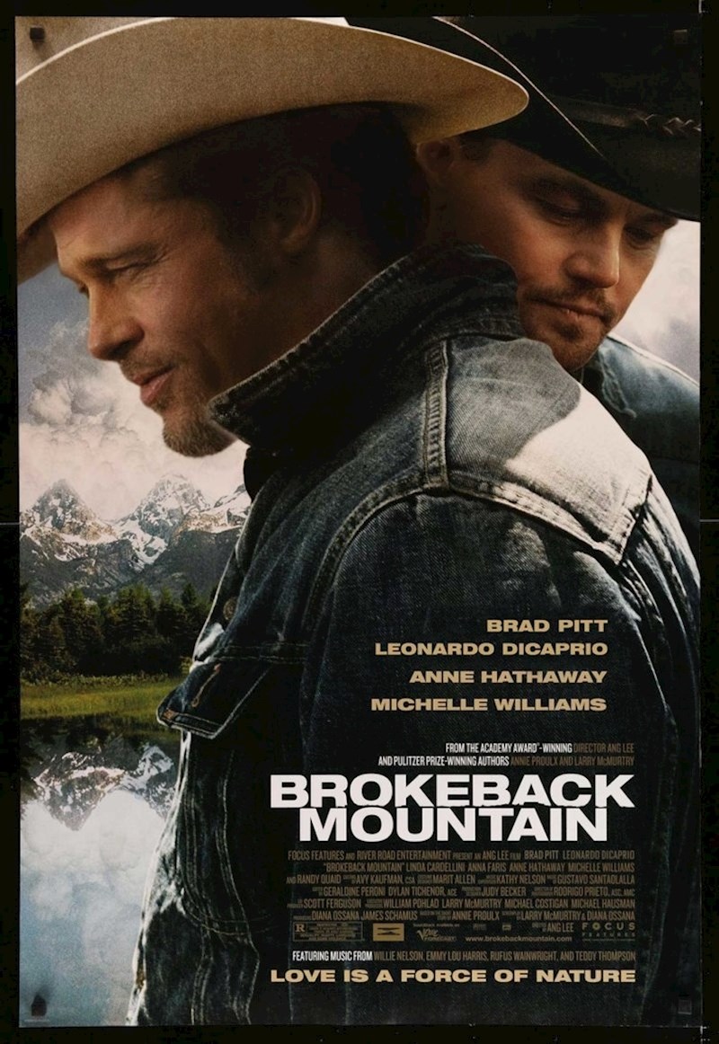 Leonardo DiCaprio i Brad Pitt u Brokeback Mountain