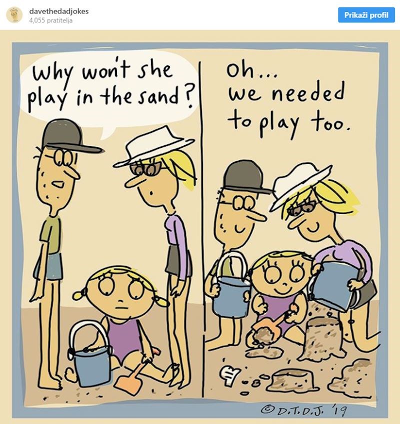 Najdraže mi je kada se mama i tata sa mnom igraju :)