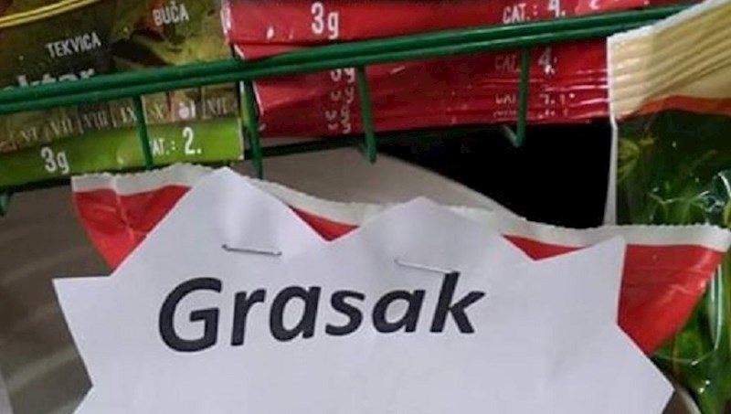Kupce je zbunilo i nasmijalo ovo ime graška u supermarketu