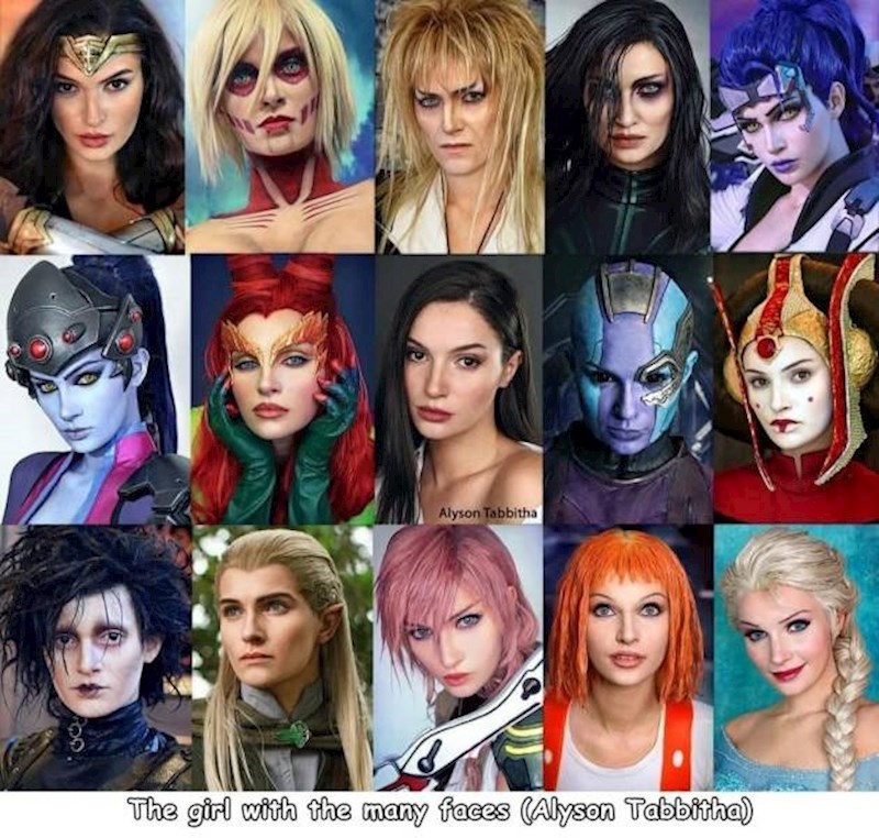 Umjetnica se šminka u poznate likove iz filmova