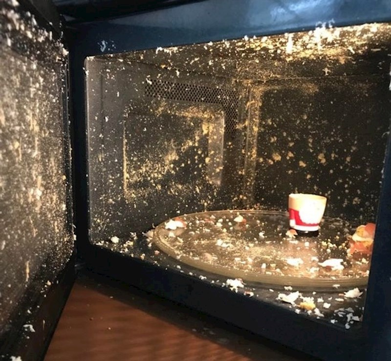 "Odlučio je skuhati jaje u mikrovalnoj"