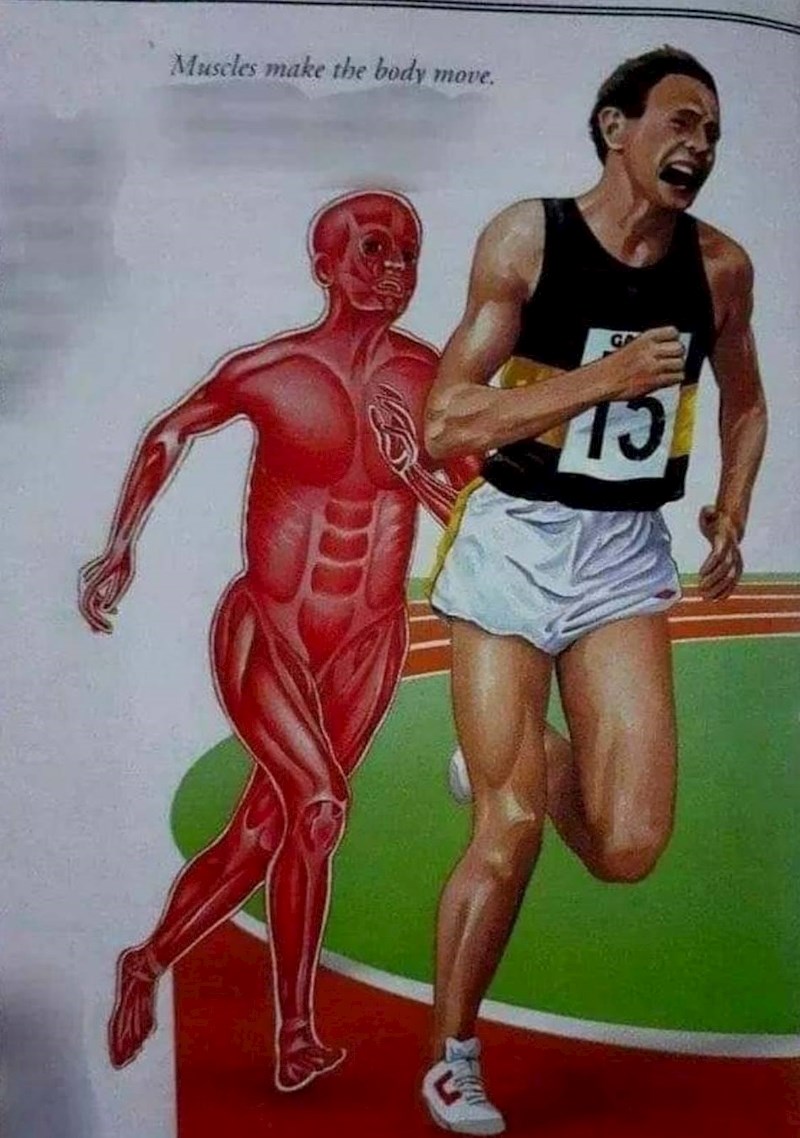 Crtež izgleda kao da netko iz horor filma pokušava napasti čovjeka :D