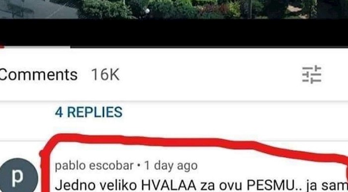 Komentar ispod pjesme na YouTubeu nasmijao cijelu regiju