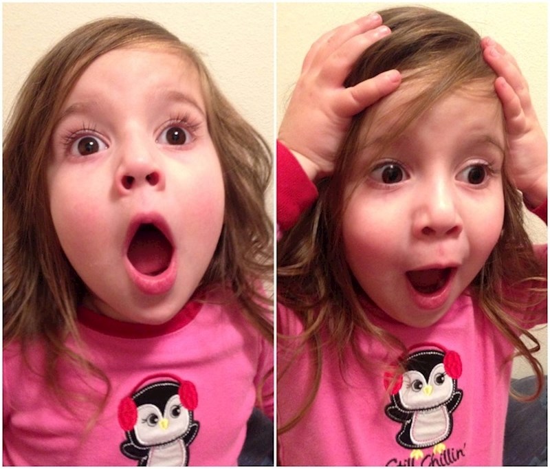 Kada je saznala da je dobila brata