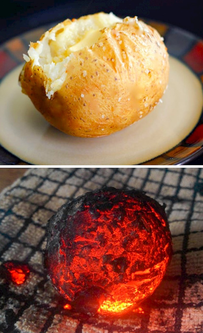 "Nisam kuhar, ali nisam očekivao da ću napraviti lavu od krumpira..."