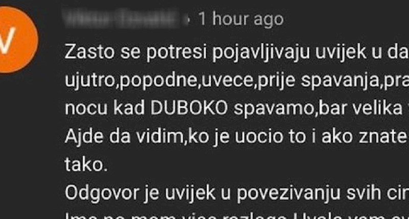 Tip ima svoju teoriju zavjere kako i zašto nastaju potresi. Moramo priznati da nam ništa nije jasno