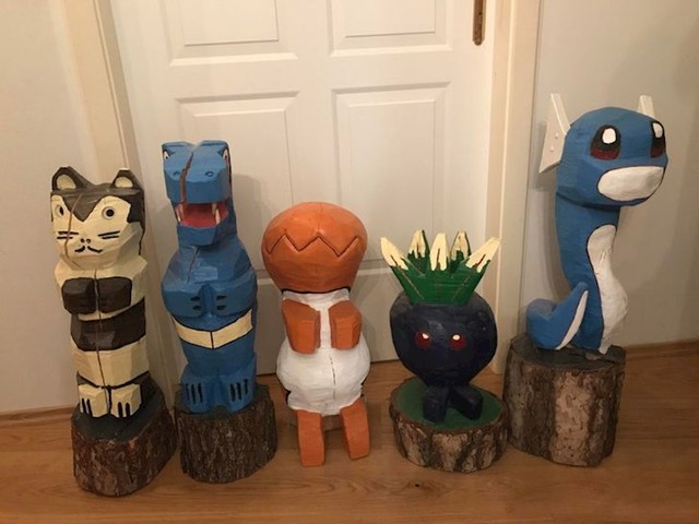 "Moj tata pravi Pokemone od drveta"