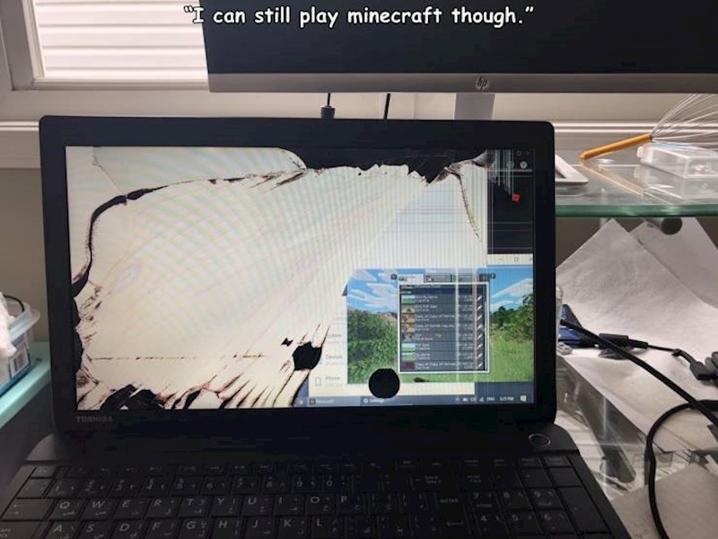 "Ali još mogu igrati Minecraft..."