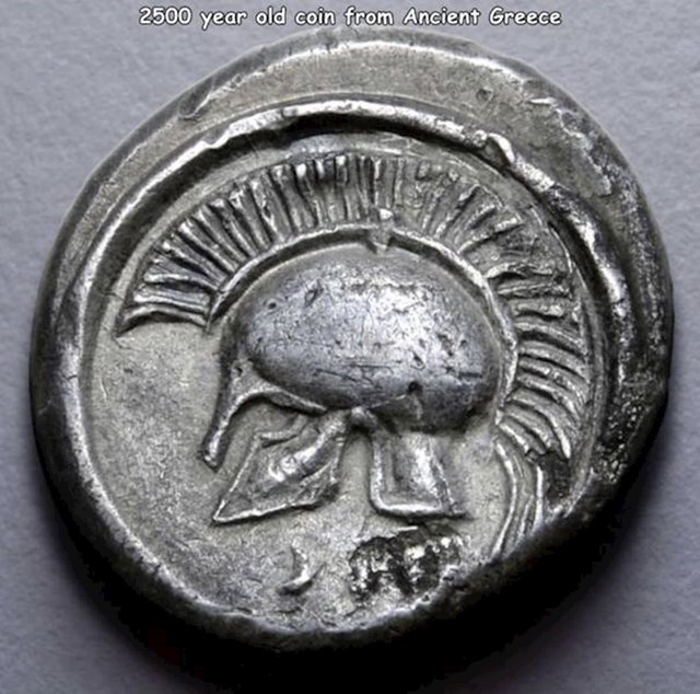 2500 godina star novčić iz stare Grčke