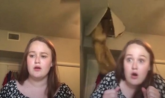 Djevojka se snimala kako pjeva, prekinula ju je njena mama koja je propala kroz strop