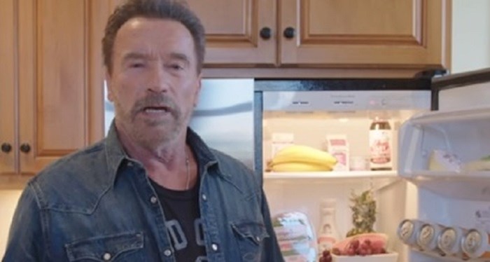 Zavirite u hladnjak i teretanu Arnolda Schwarzeneggera