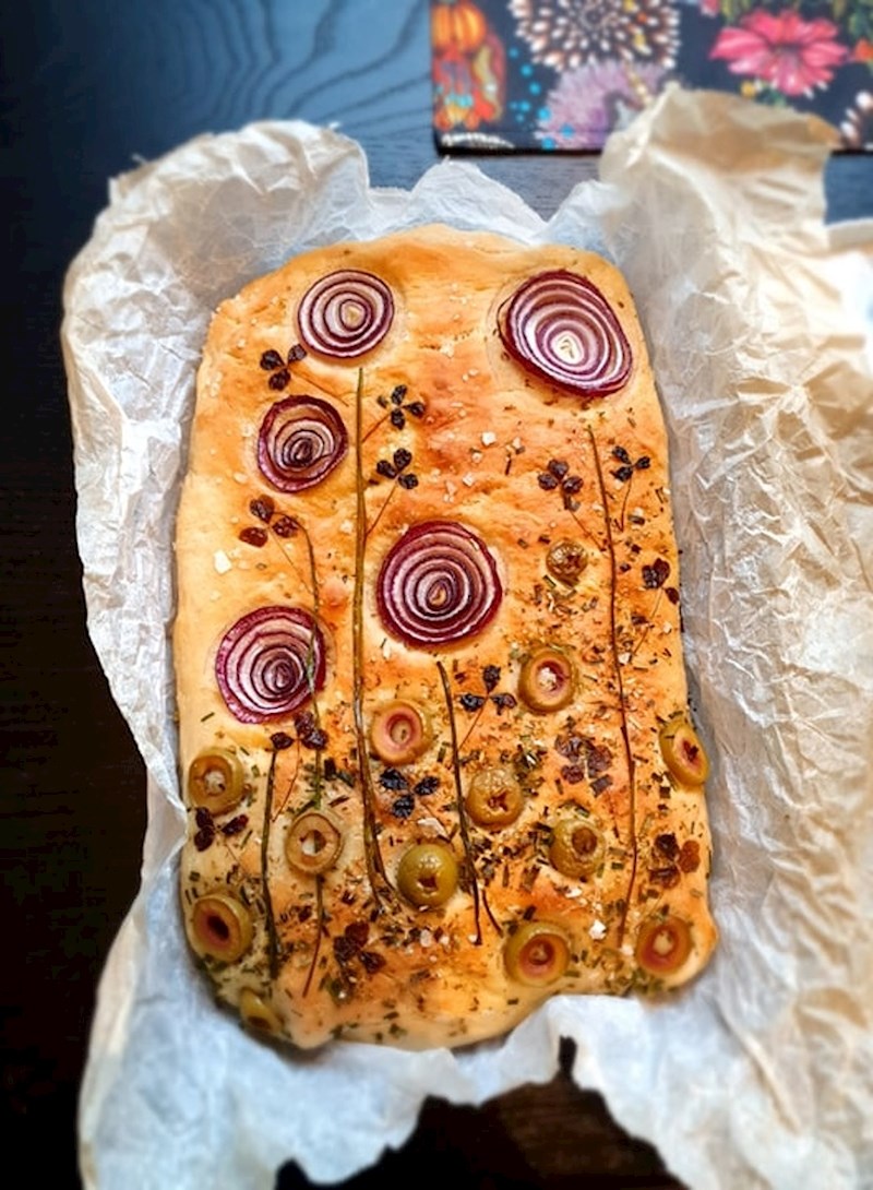 Ova focaccia izgleda kao da ju je napravio impresionistički umjetnik