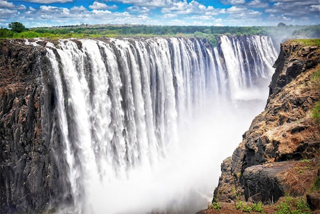 Viktorijini slapovi, Zambija, sada